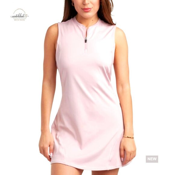 Dresses & Skirts - Performance Quarter Zip Sleeveless Athletic Dress for Golf Tennis Pickleball